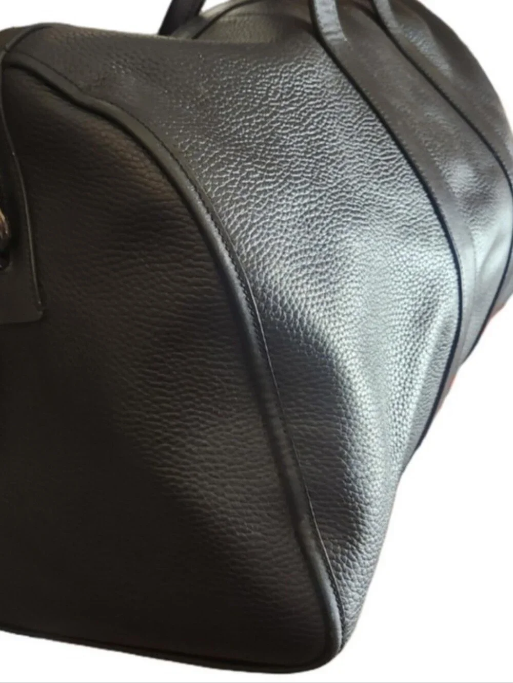 Coach Gotham Black Leather  Duffle Bag